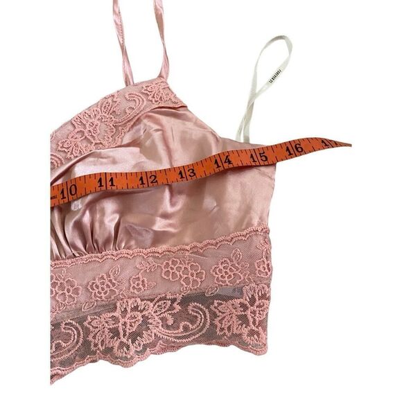 Forever 21 Satin Lace Bralette Coquette Sexy Intimates Feminine - Picture 8 of 10